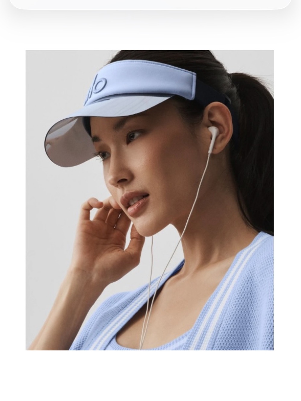 ALO Yoga Airlift Solar Shade Mirror Visor
NWT smoky quartz rare limited edition - Picture 15 of 16